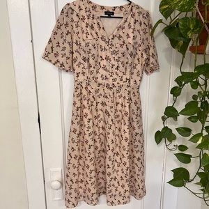 Spring floral dress